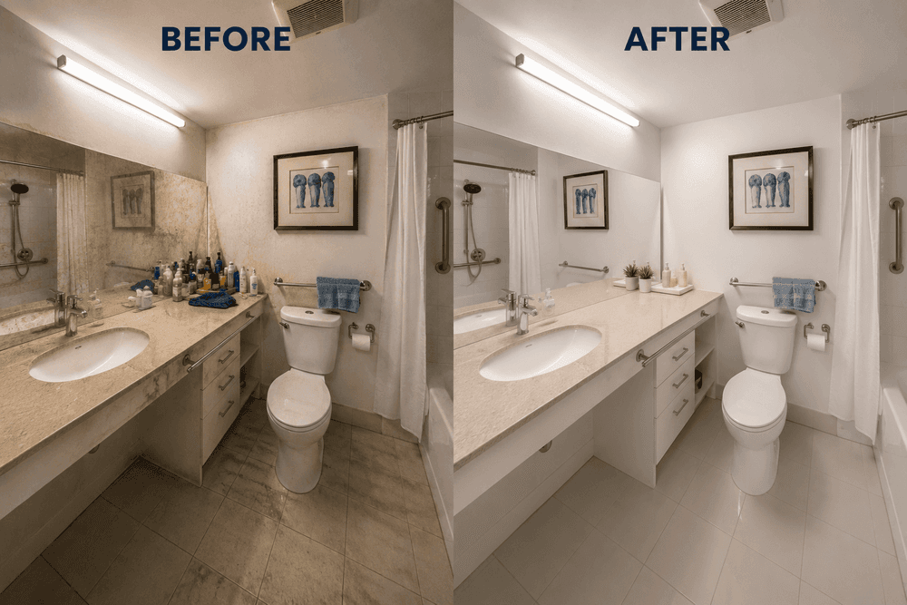 Cleaning result